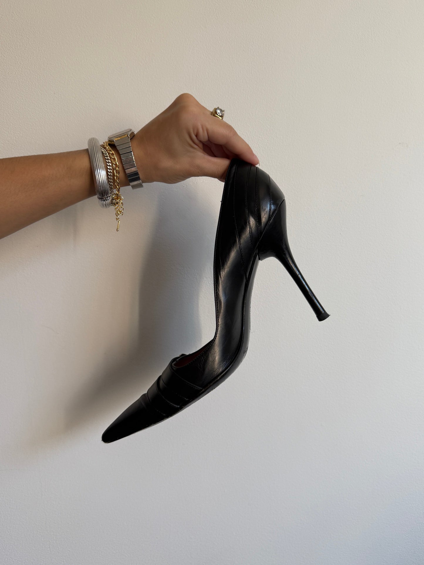 Cesare Paciotti Black Heels IT 40