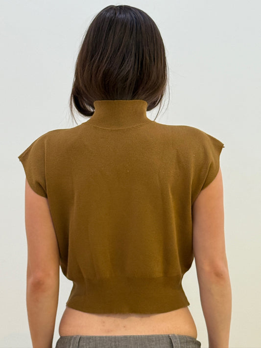 Mustard Brown Blouse