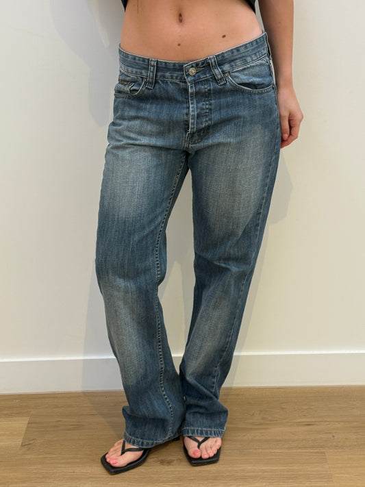 Dolce and Gabbana Low Rise Straight Leg Jeans