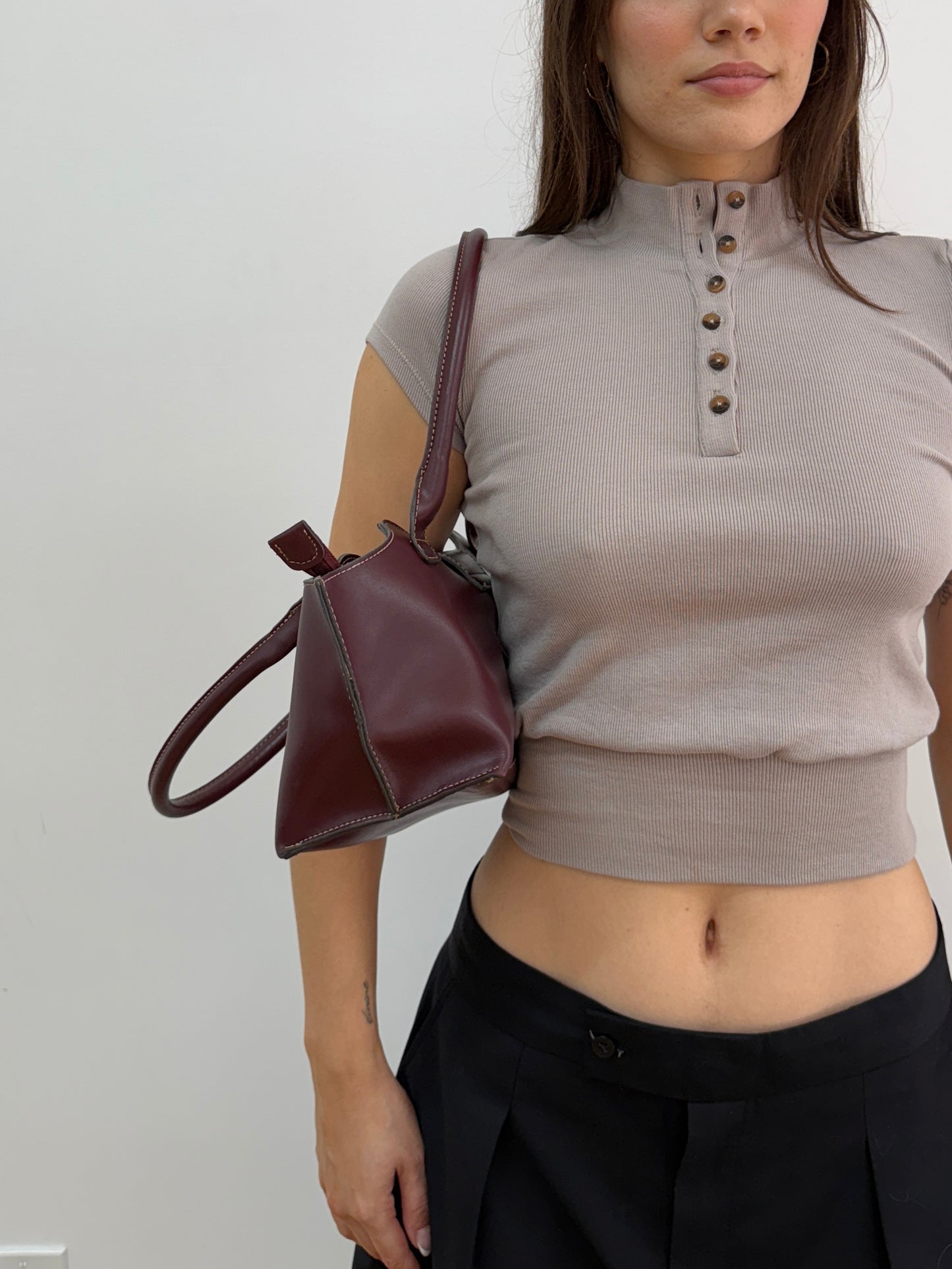 Plum Shoulder Bag