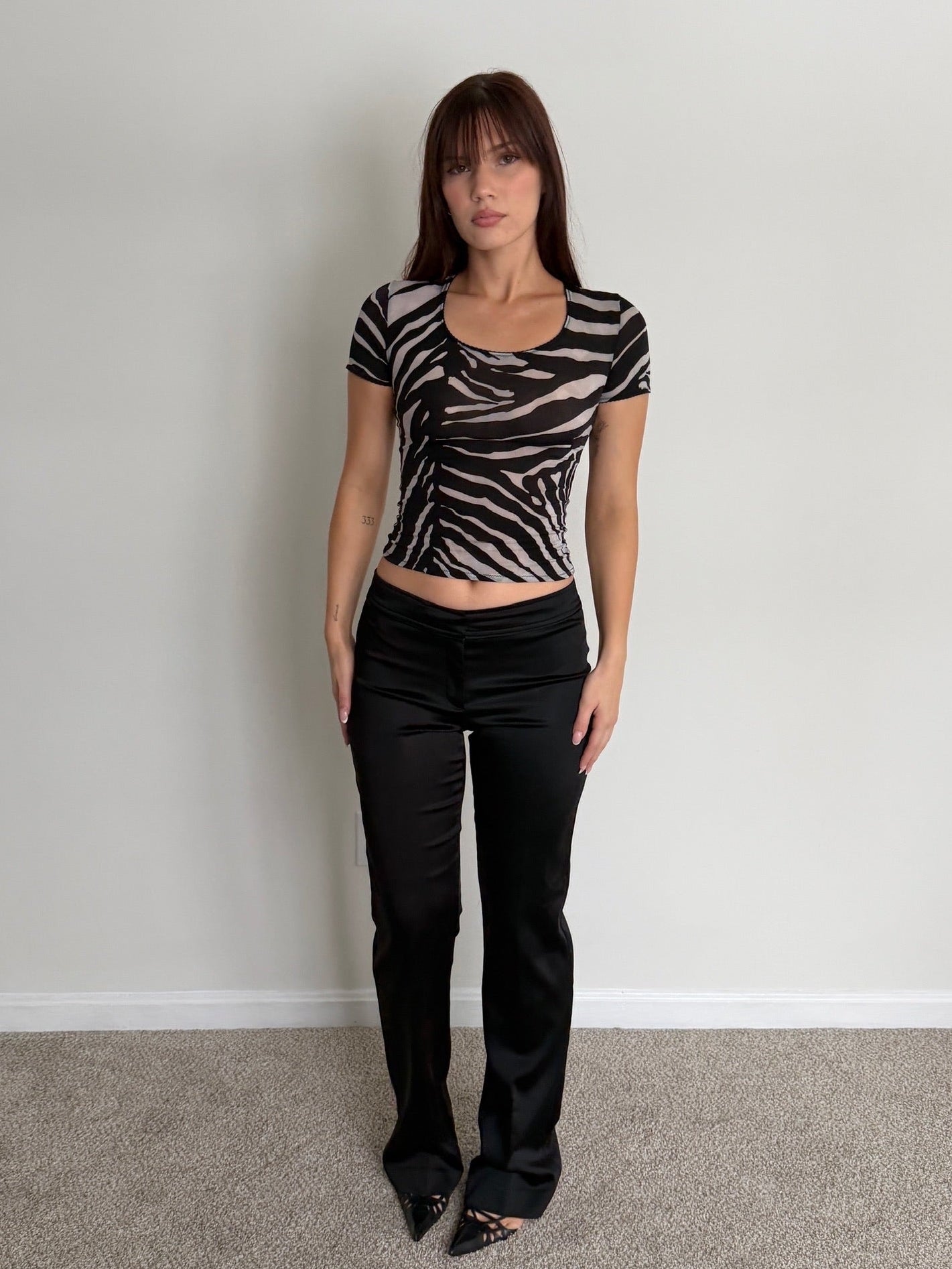 Dolce and Gabbana Zebra Top (Early 2000s)