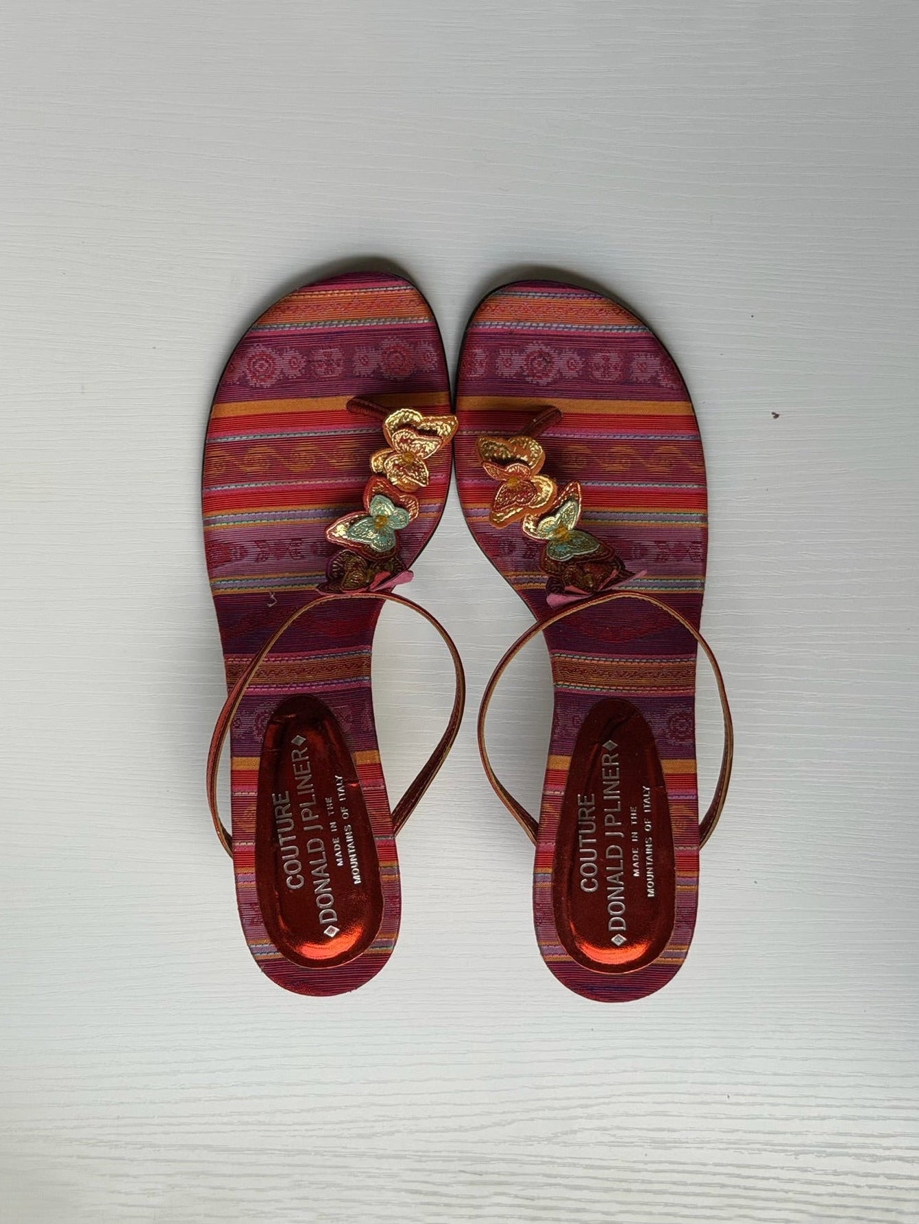Donald planner heels with butterfly decal