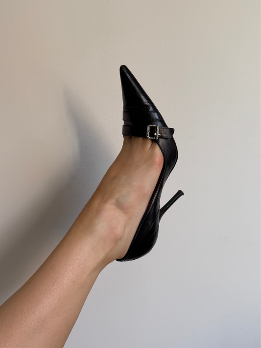 Cesare Paciotti Black Heels IT 40