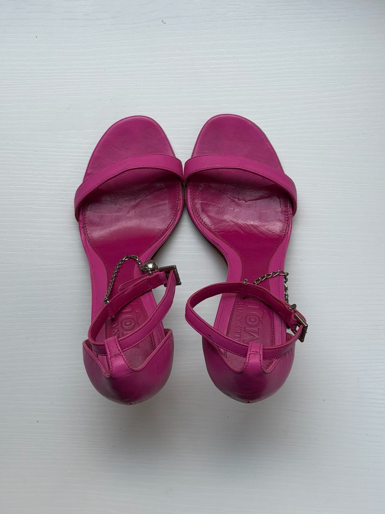 Alexander McQueen Pink Heels w/ Skull Detail (IT 36)