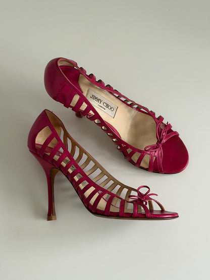 jimmy Choo pink heels