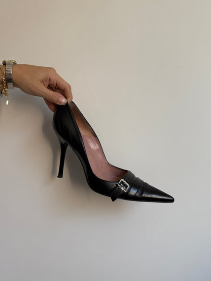 Cesare Paciotti Black Heels IT 40