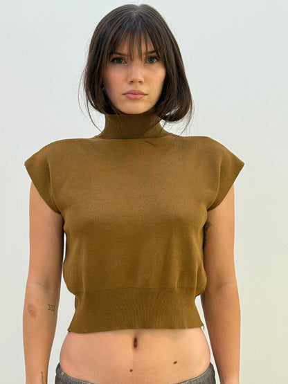 Mustard Brown Blouse