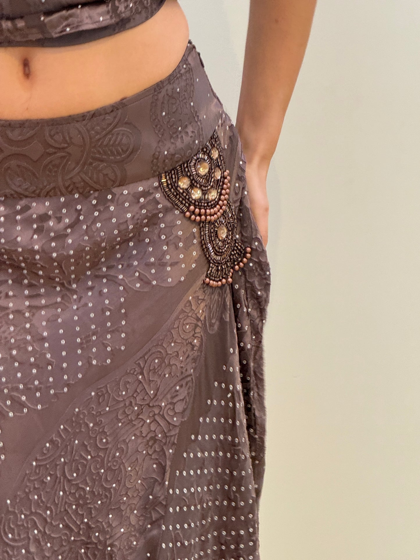 Carrie Bradshaw Inspired Blouse and Skirt Set