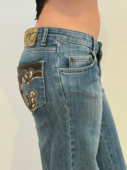 Just Cavalli Low Rise Bootcut Jeans