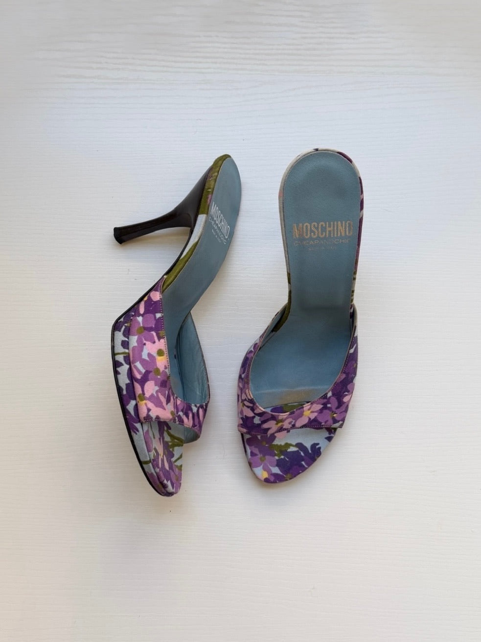 phot of floral heels