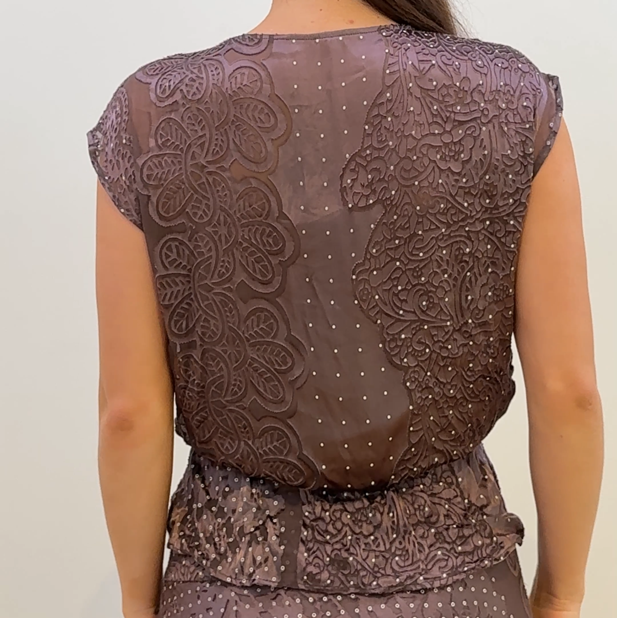 Carrie Bradshaw Inspired Blouse and Skirt Set