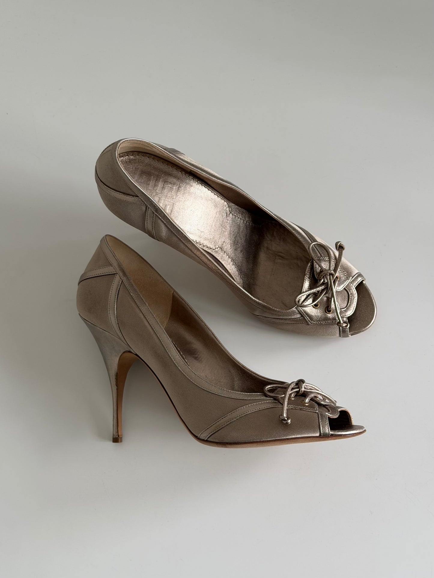 champagne givenchy 4 inch heels