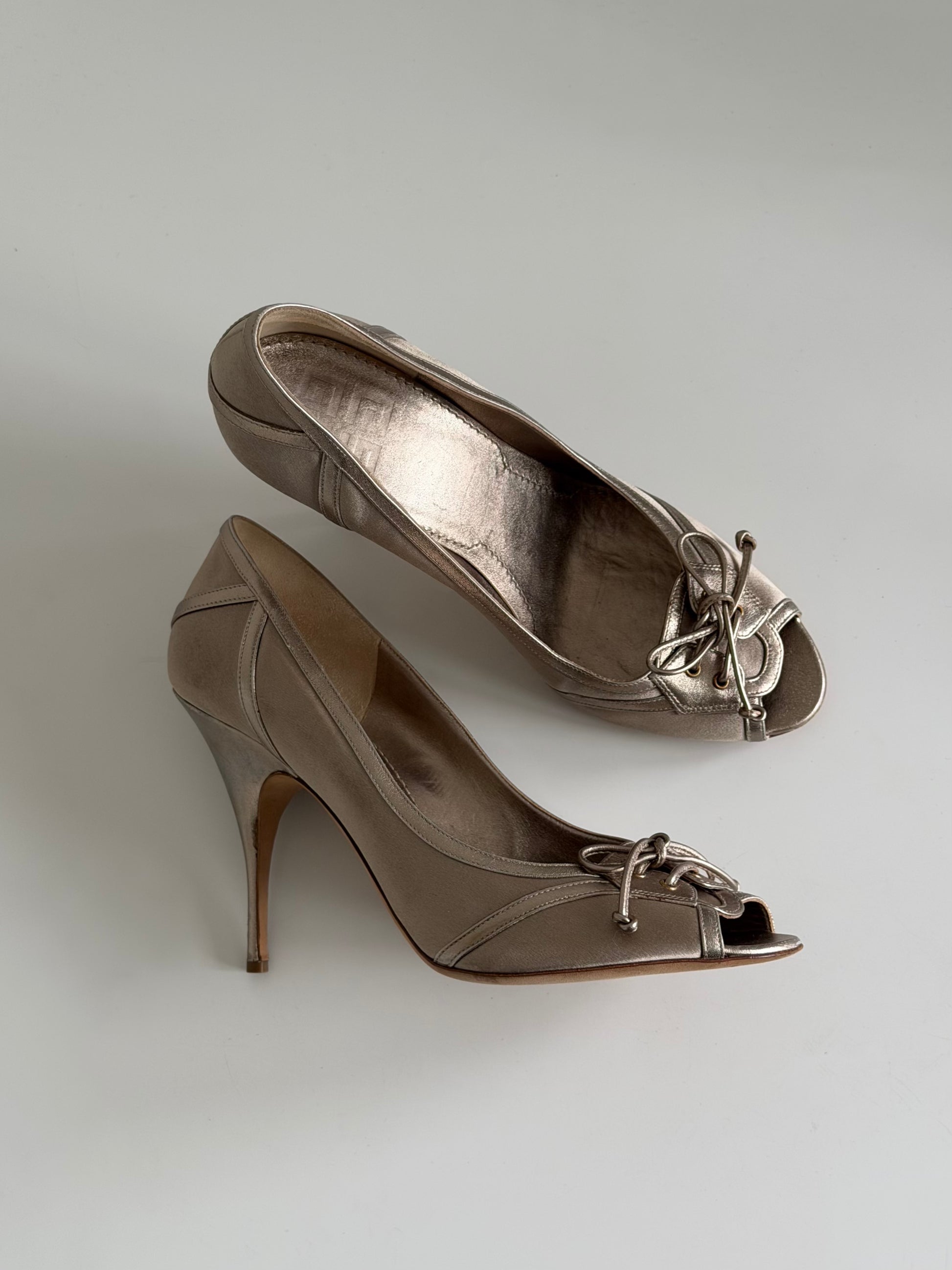 champagne givenchy 4 inch heels