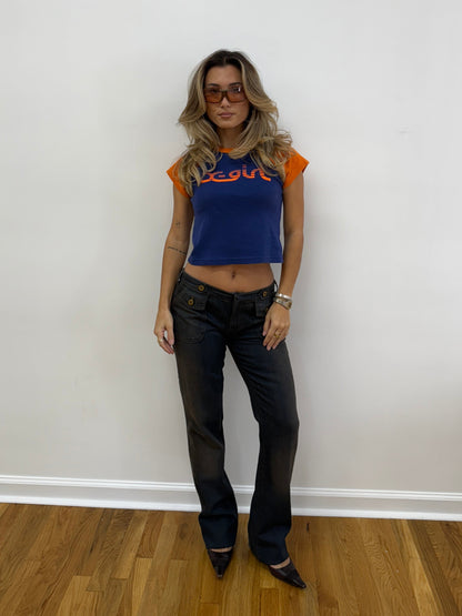 Dolce and Gabbana Faded Wash Bootcut Jeans