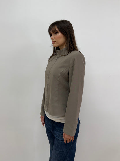 Grey/Beige Utility Jacket