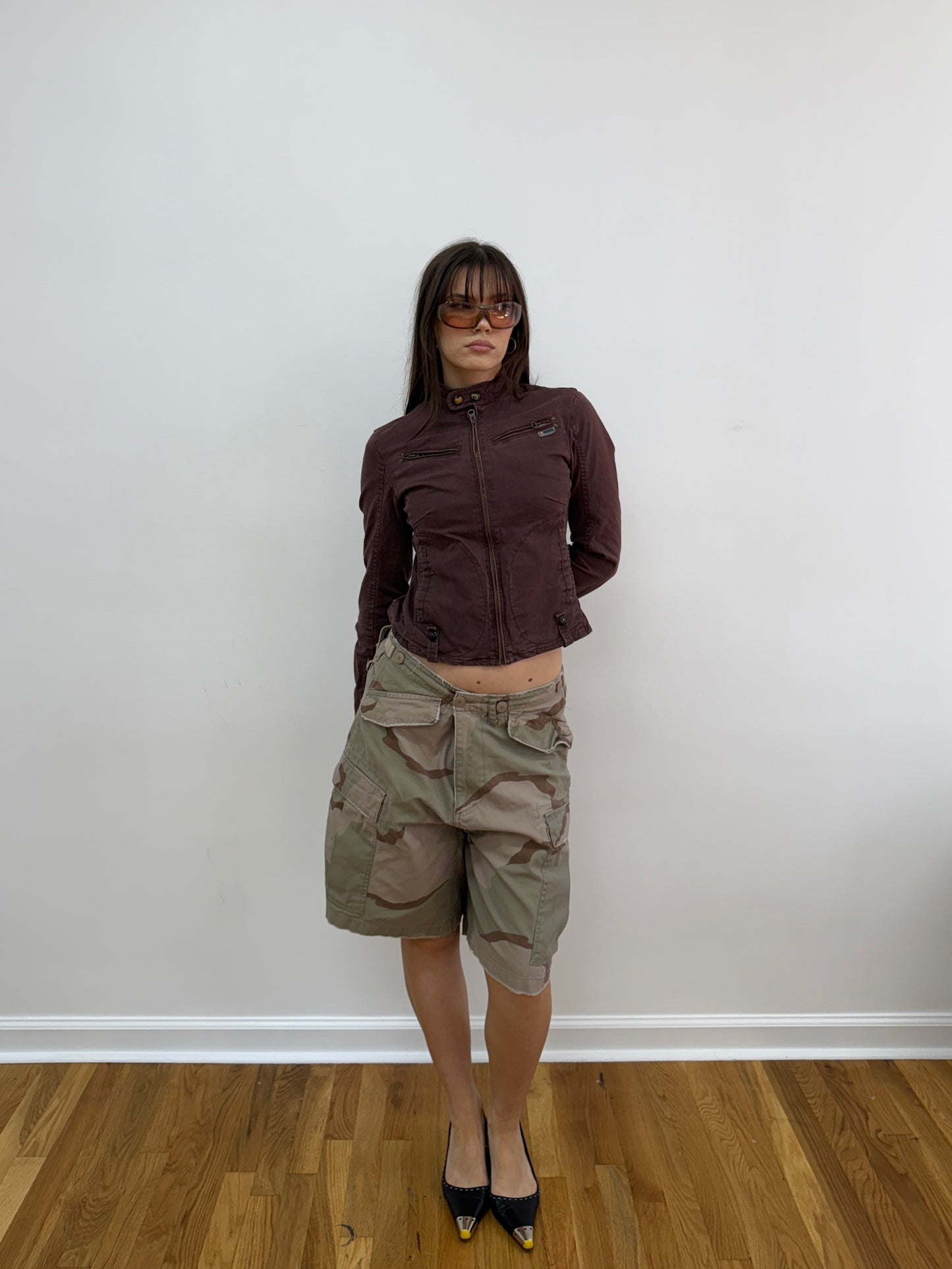 Burgundy Utility Jacket