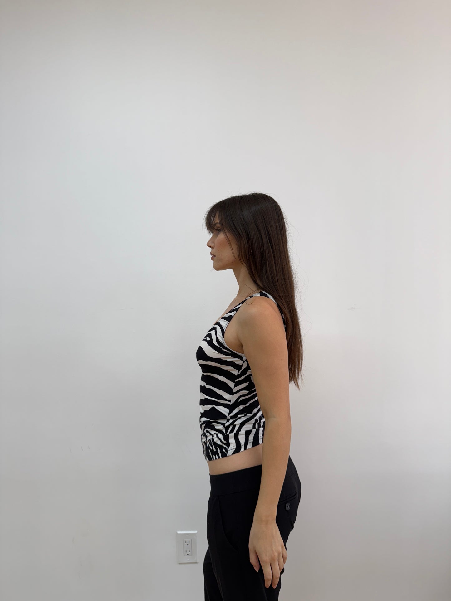 Dolce and Gabbana Zebra Tank Top