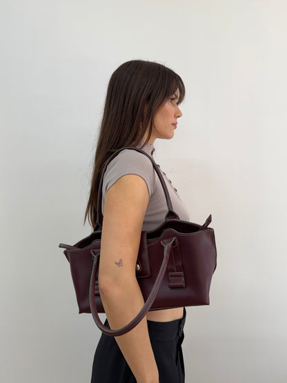 Plum Shoulder Bag
