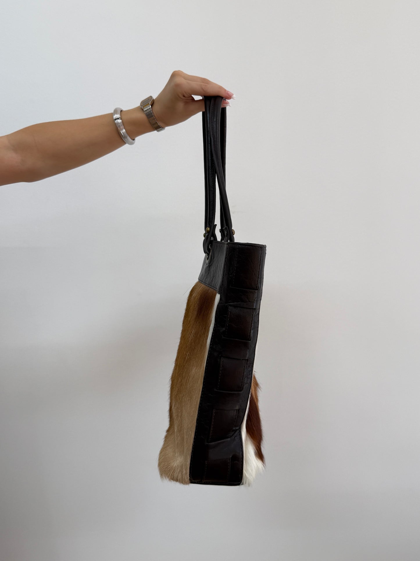 Cowhide Tote Bag