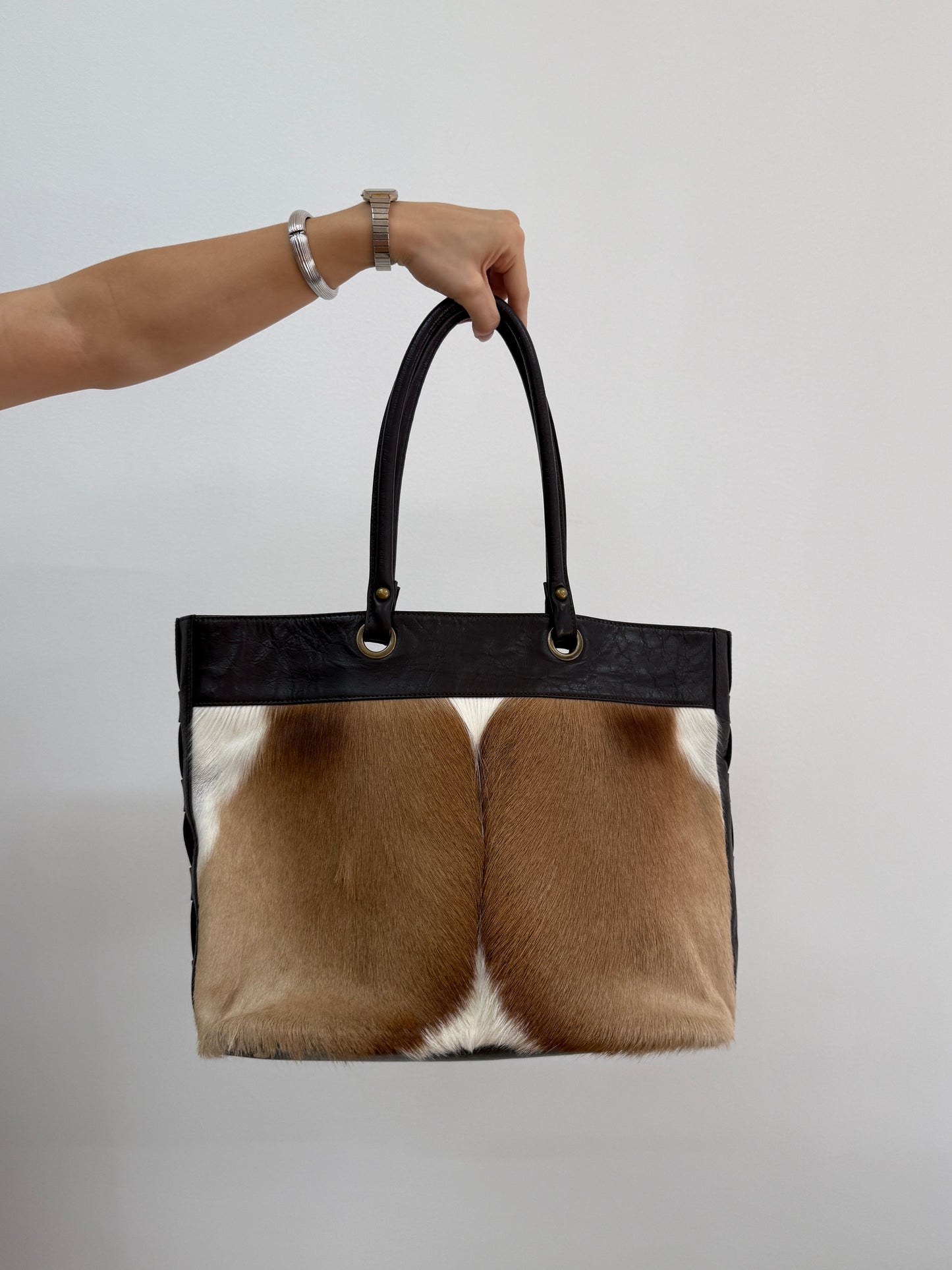 Cowhide Tote Bag