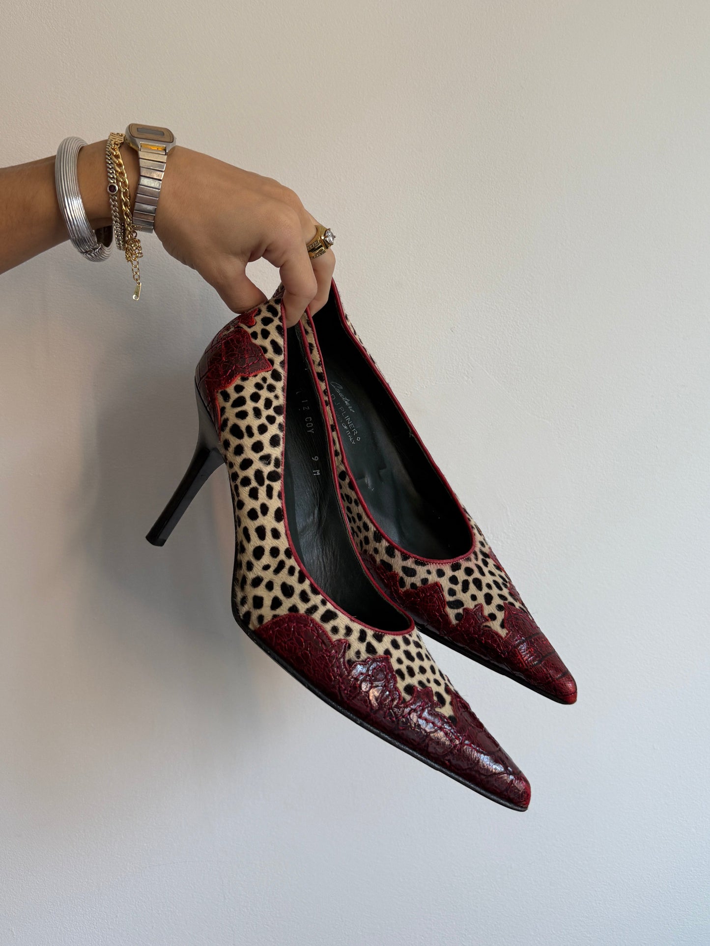 Donald Pliner Pony Hair Western Heel 9