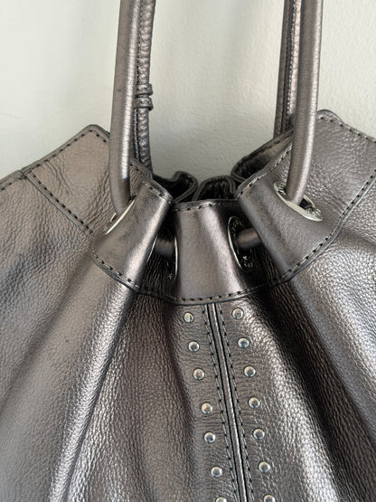Michael Kors Silver Studded Bag