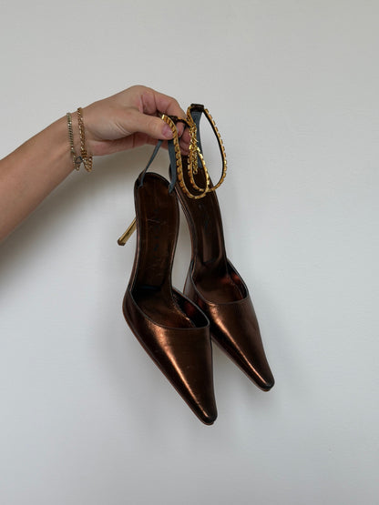 Vicini Bronze Heels US 7.5