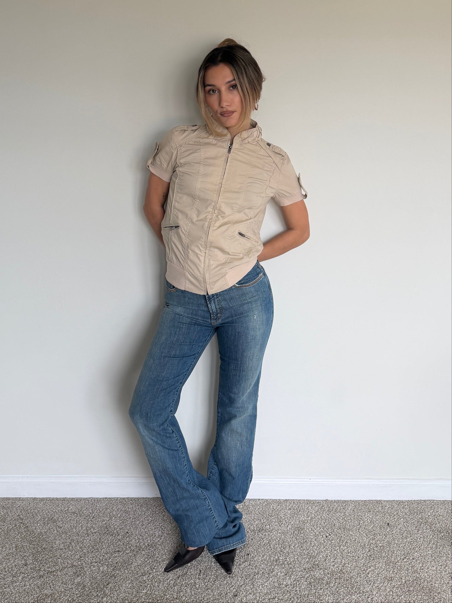 Just Cavalli Faded Bootcut Jeans