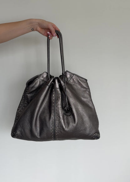 video of silver metalic bag