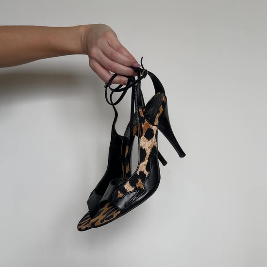 video of different angles of the casadei heels