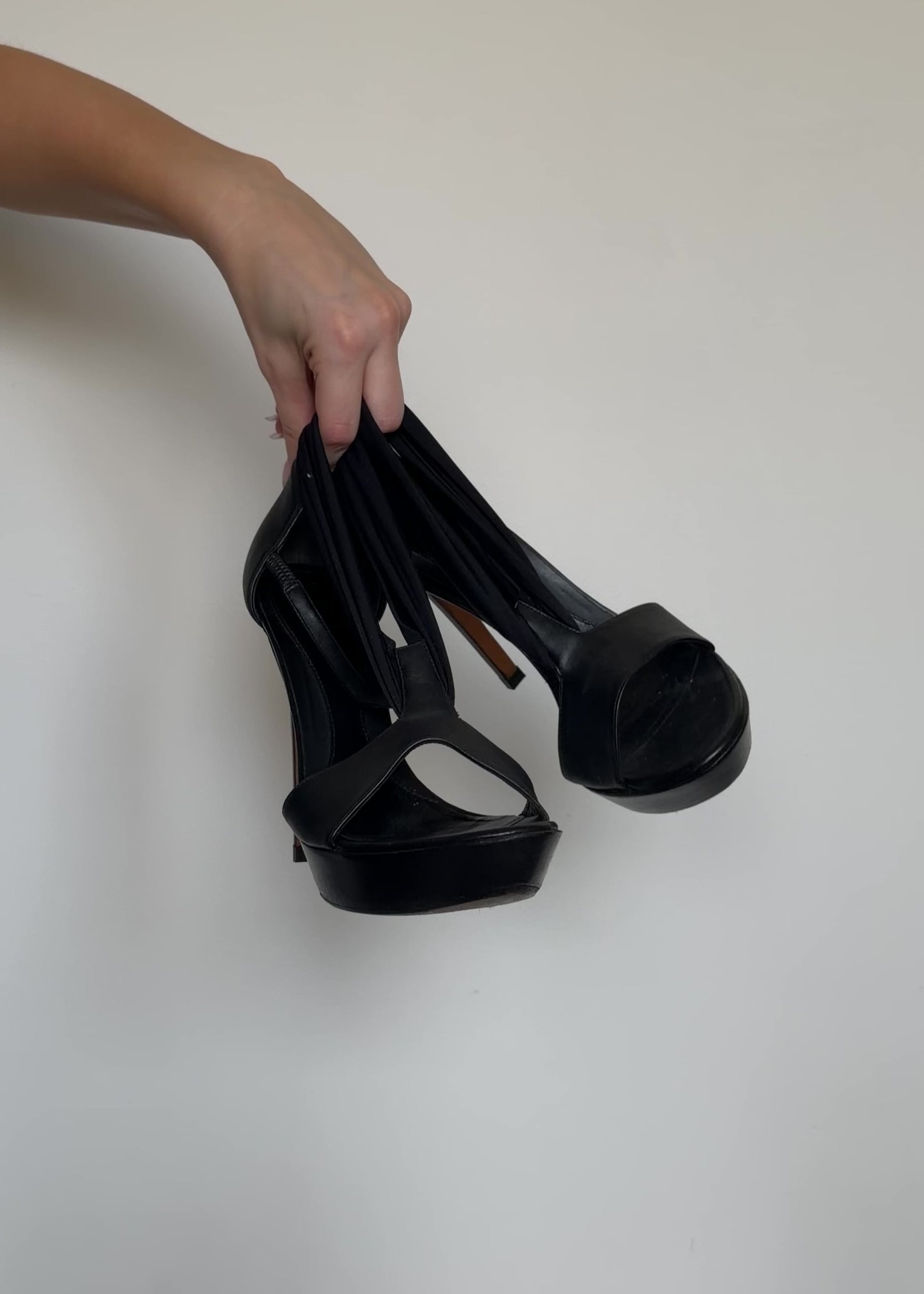 video of black fendi pumps