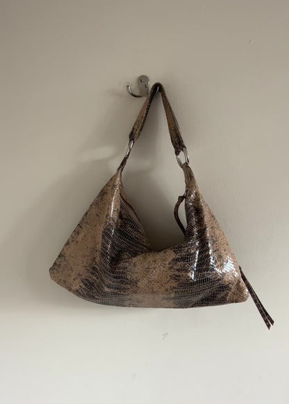 Snakeskin Shoulder Bag